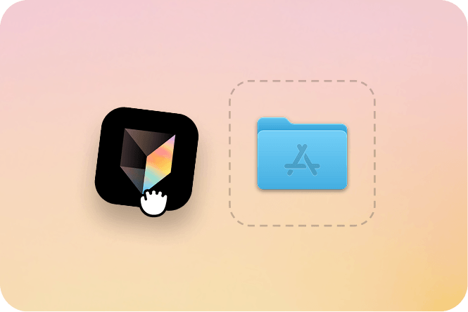 The Tana app being dragged onto the Applications folder.